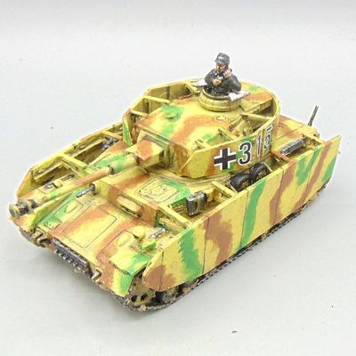 Grade D - Warlord Games - WW2 - German Panzer IV Tank