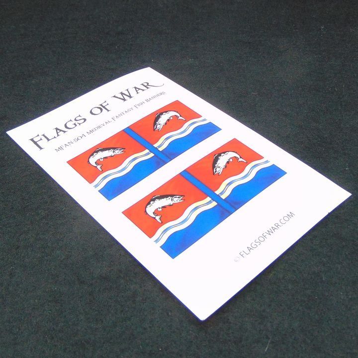 28mm, Flags of War, Fantasy/Medieval: Fish Flags