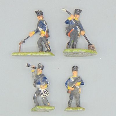Grade F - Hinchliffe Figures - Napoleonic -  Prussian Foot Artillery Crew