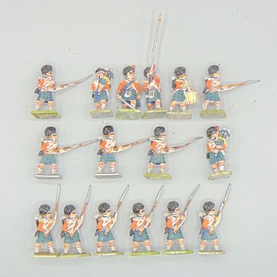 Grade E - Minifigs - Napoleonic -  British Highland Infantry