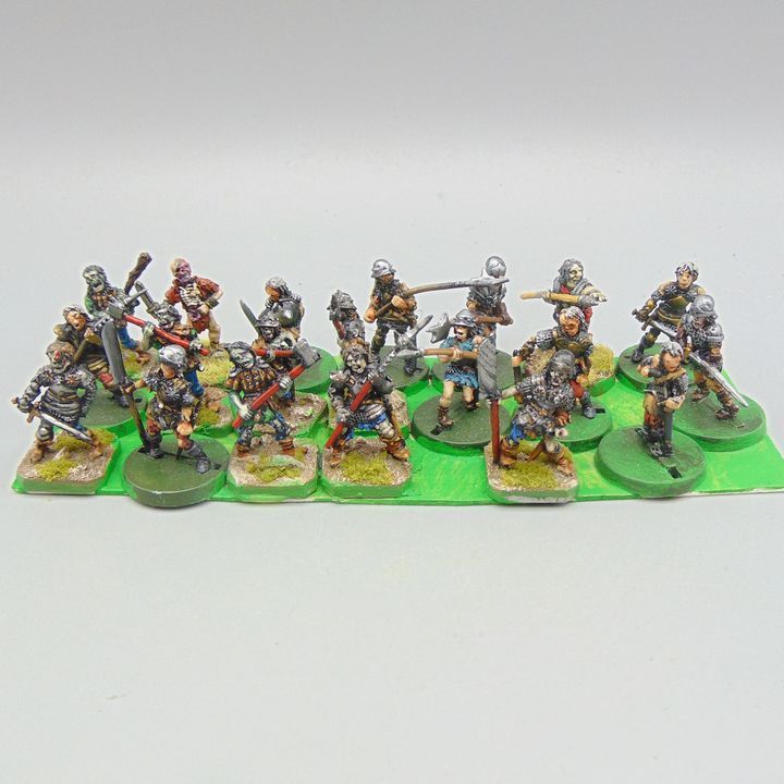 Grade D - Harlequin Miniatures - Medieval Zombies
