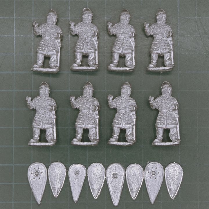Crusader Miniatures, Dark Ages: Armoured Norman Infantry, Standing
