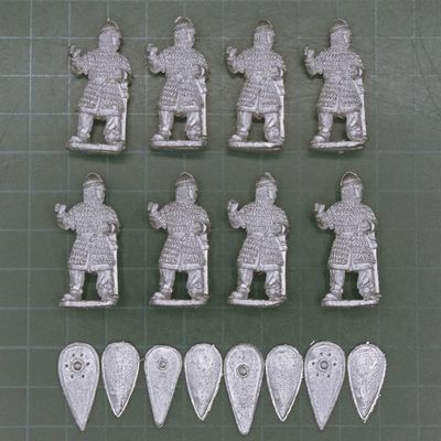 Crusader Miniatures, Dark Ages: Armoured Norman Infantry, Standing