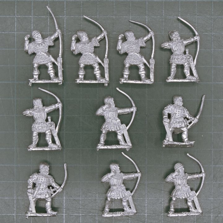 Front Rank Miniatures, HYW: Archers in Various Armour