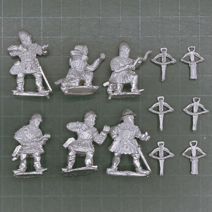 Front Rank Miniatures, HYW: Crossbowmen