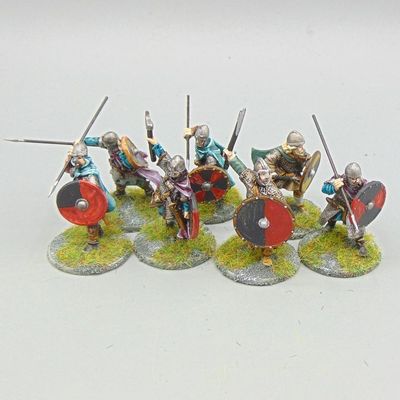 Grade C - Footsore Miniatures - Dark Ages - Late Saxon or Anglo-Danish Huscarls & Characters