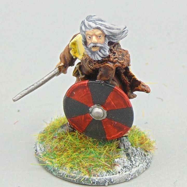 Grade C - Footsore Miniatures - Dark Ages - Viking Berserker