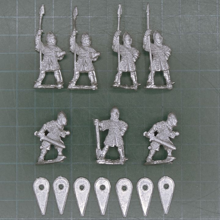 Wargames Foundry, Dark Ages: Armoured Norman Infantry