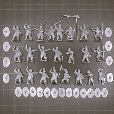 Wargames Foundry, Late Roman: Unarmoured Infantry Unit