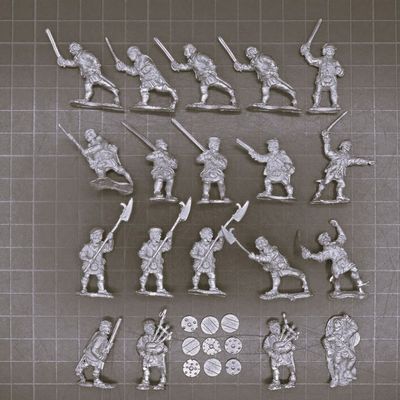 Dixon Miniatures, ECW: Highland Clansmen