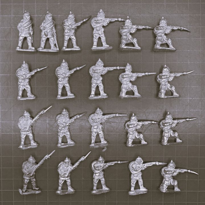 Unidentified Manufacturer, FPW: Prussian Infantry, Firing Line