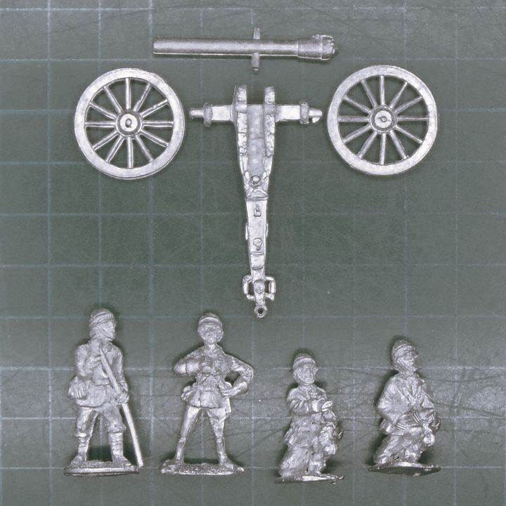 Unidentified Manufacturer, Boer War: British Field Gun & Crew