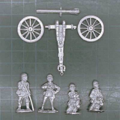Unidentified Manufacturer, Boer War: British Field Gun & Crew