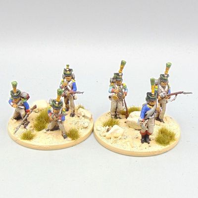 Grade E - Unidentified Manufacturer - Napoleonic -  French Infantry Skirmishers