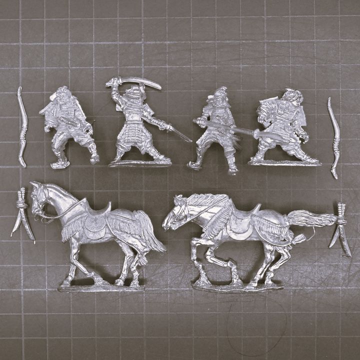 Old Glory Miniatures, Feudal Japan: Todamatsu & Bahabuta