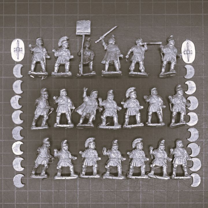 Crusader Miniatures, Hellenistic: Later Thracian Infantry Unit