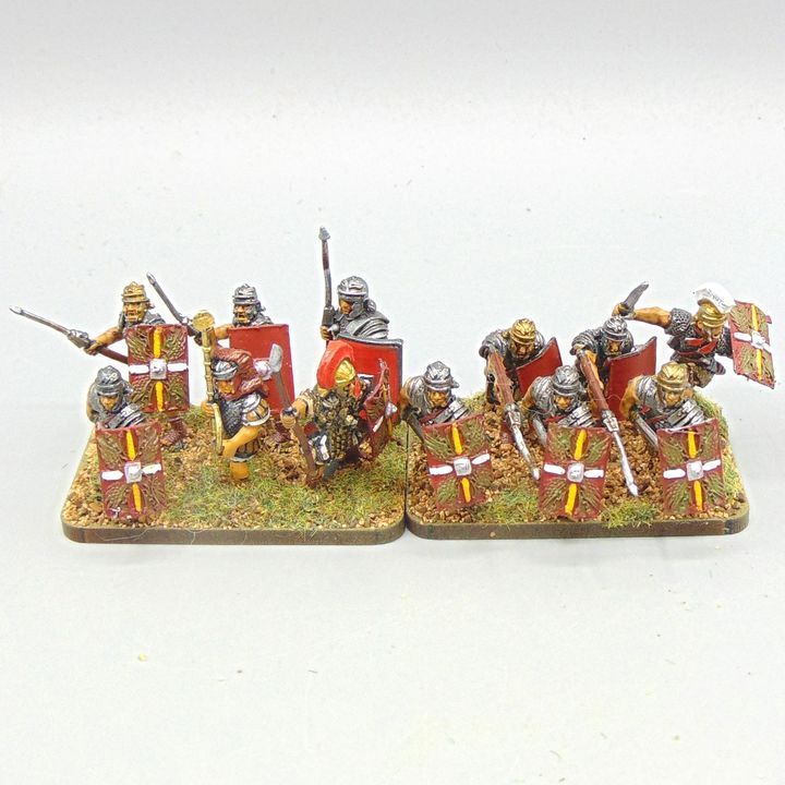 Grade E - Warlord Games - Early Imperial Roman Legionary Unit in Segmenta Armour