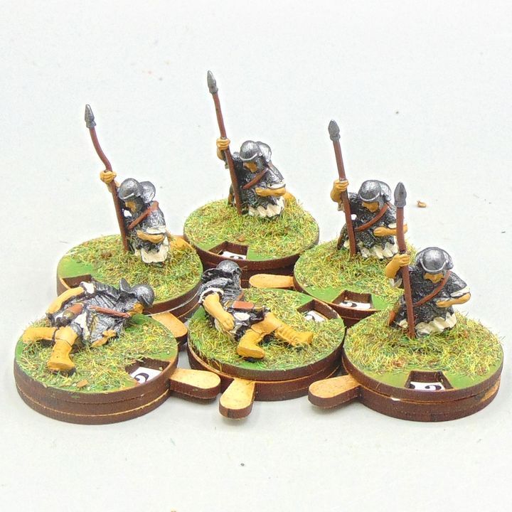 Grade E - Warlord Games/Warbases - EIR - Roman Casualty Counters