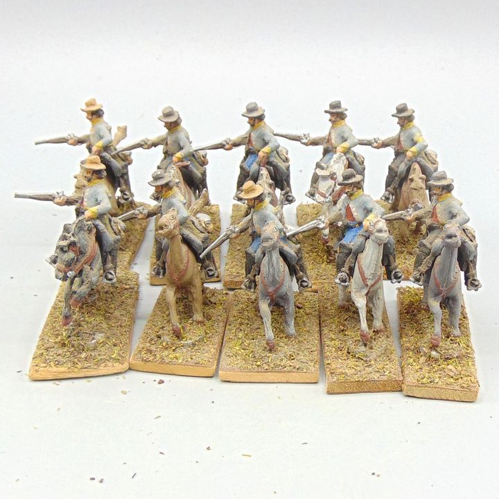 Grade E - Hinchliffe Figures - ACW -  Confederate Cavalry