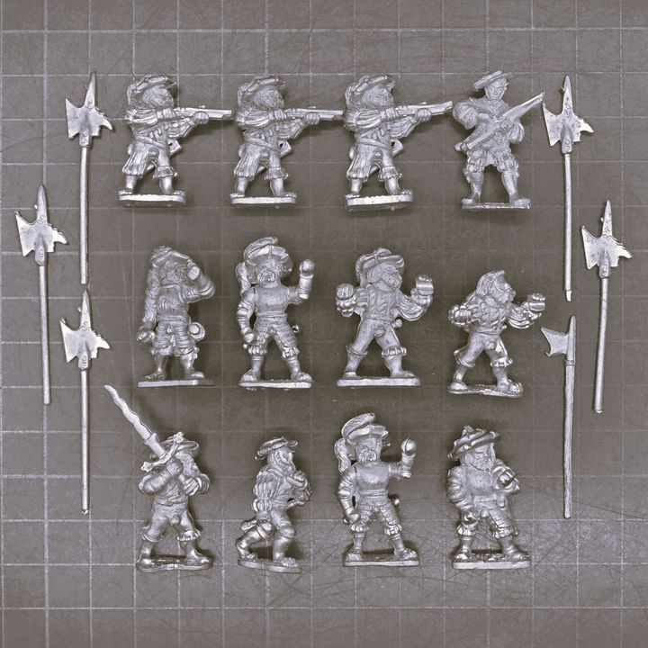 Dixon Miniatures, Italian Wars: Landsknecht Pike & Shotte