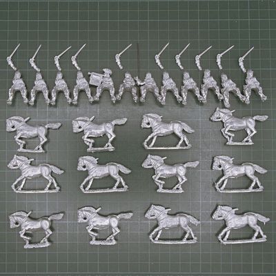 Front Rank Miniatures, WSS: French Cuirassier Cavalry Unit in Helmets