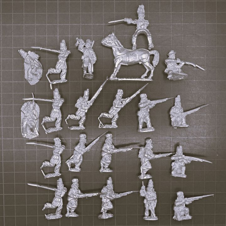 1st Corps Miniatures, US/Mexican War: Mexican Line Infantry