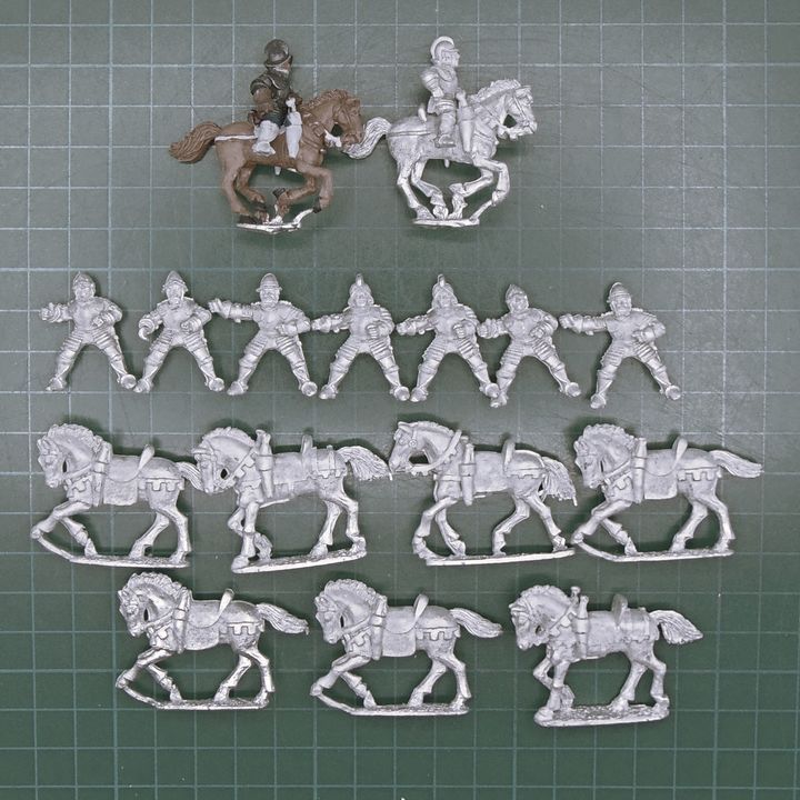 Casting Room Miniatures, Elizabethan: English Demi Lancers