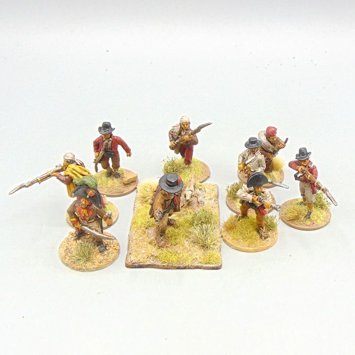 Grade E - Front Rank Miniatures/Unidentified Manufacturer - Napoleonic -  Spanish Guerrilla's