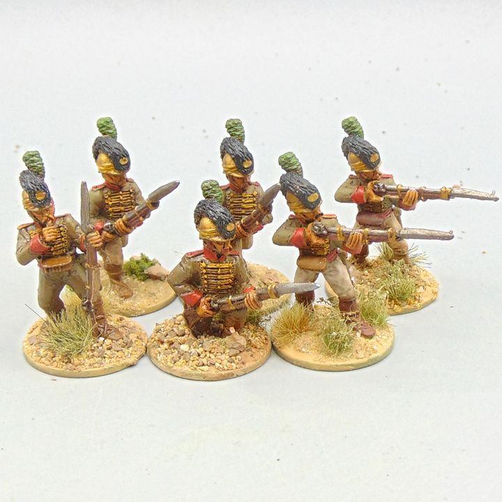 Grade E - Front Rank Miniatures - Napoleonic -  Spanish Light Infantry, Skirmishing