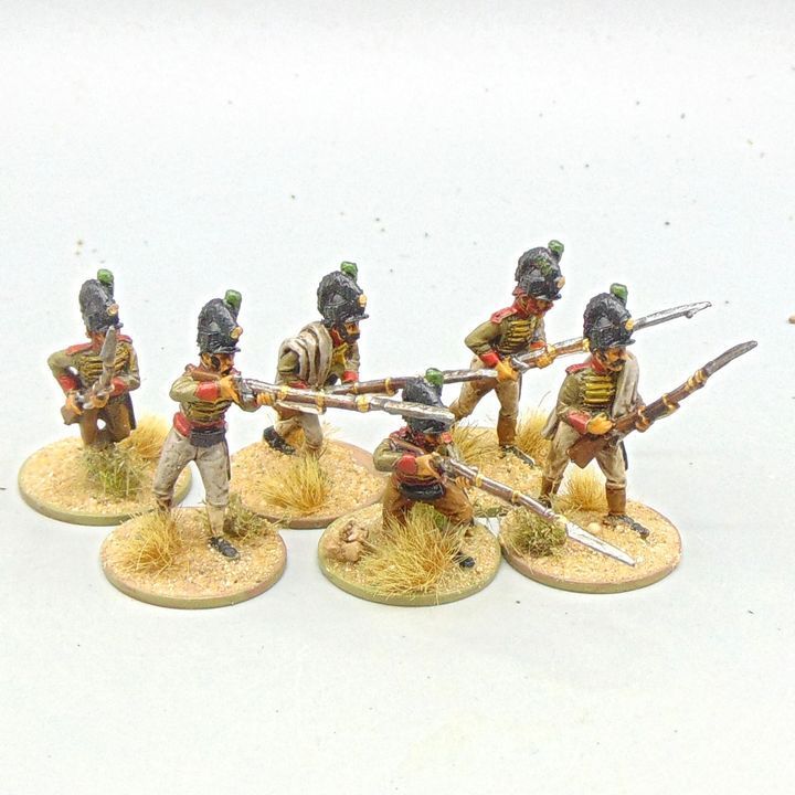 Grade E - Unidentified Manufacture - Napoleonic -  Spanish Light Infantry, Skirmishing