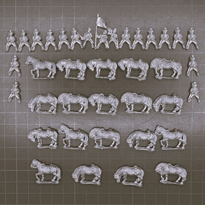 Essex Miniatures, ACW: Cavalry Unit