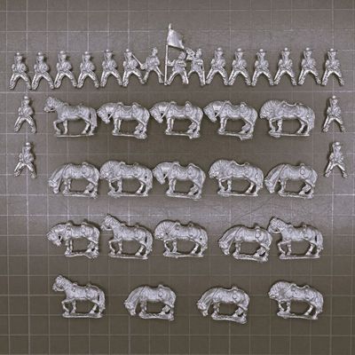 Essex Miniatures, ACW: Cavalry Unit