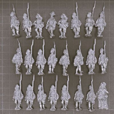 Elite Miniatures, Napoleonic Revolutionary Wars: Austrian 'German' Musketeers, March Attack