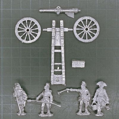 Elite Miniatures, Napoleonic Revolutionary Wars: Austrian 12lb Field Gun & Position Battery Crew
