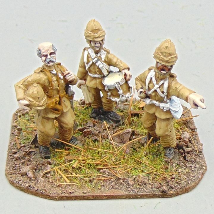 Grade D - Old Glory Miniatures - Boer War - British Command Group
