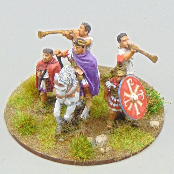 Grade C - Wargames Foundry - Late Roman - Emperor's Command Group