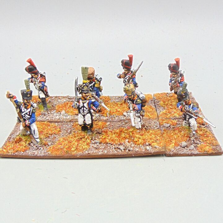 Grade D - Wargames Foundry/Unidentified Manufacturer - Napoleonic -  French Grenadiers & Voltigeurs Skirmishing