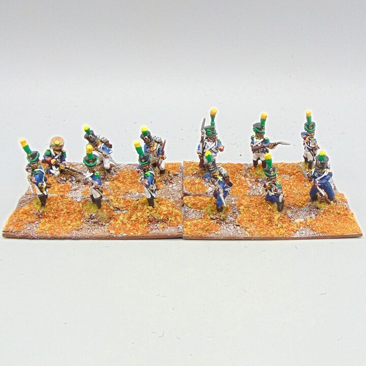 Grade D - Front Rank Miniatures/Unidentified Manufacturer - Napoleonic -  French Light Infantry Skirmishing