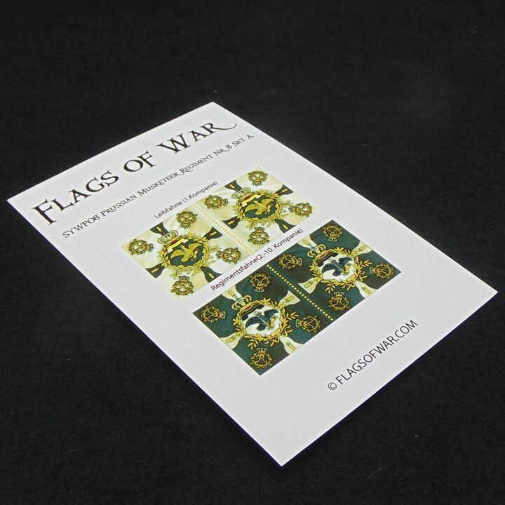 28mm, Flags of War, SYW: Prussian Musketeer Regiment Nr 8, Set A