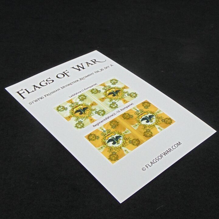 28mm, Flags of War, SYW: Prussian Musketeer Regiment Nr 16, Set A