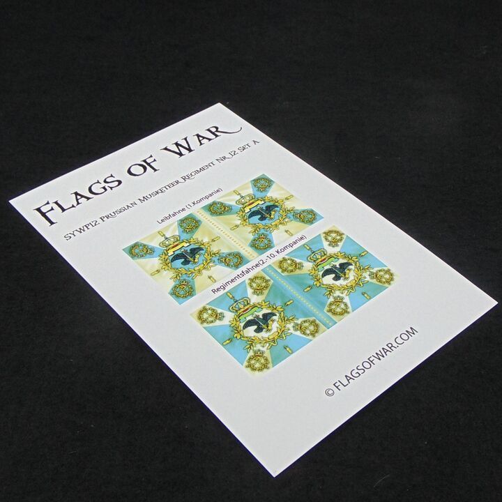 28mm, Flags of War, SYW: Prussian Musketeer Regiment Nr 12, Set A