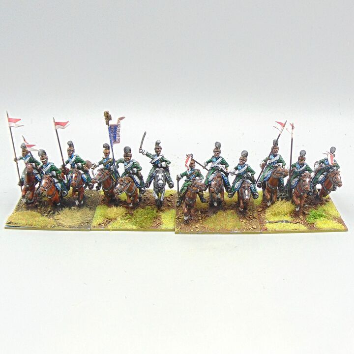 Grade C - Elite Miniatures - Napoleonic - French Line Lancers Unit