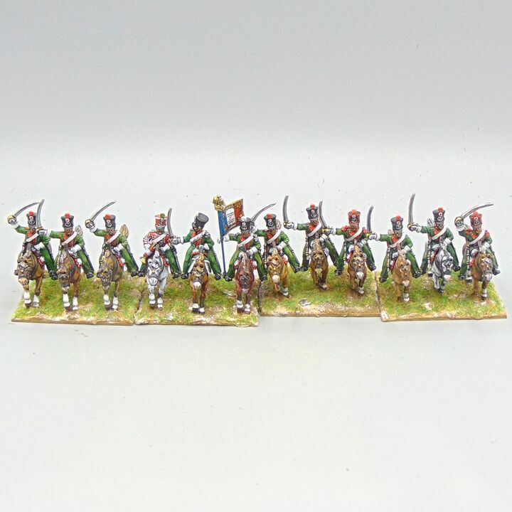 Grade C - Front Rank Miniatures - Napoleonic - French Chasseurs a Cheval Unit