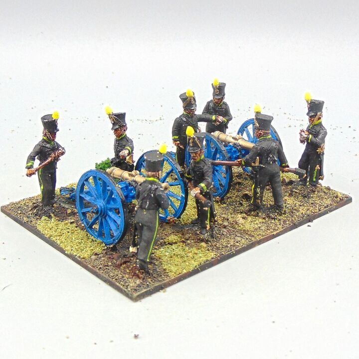 Grade E - Perry Miniatures - Napoleonic - Brunswick Foot Artillery Battery