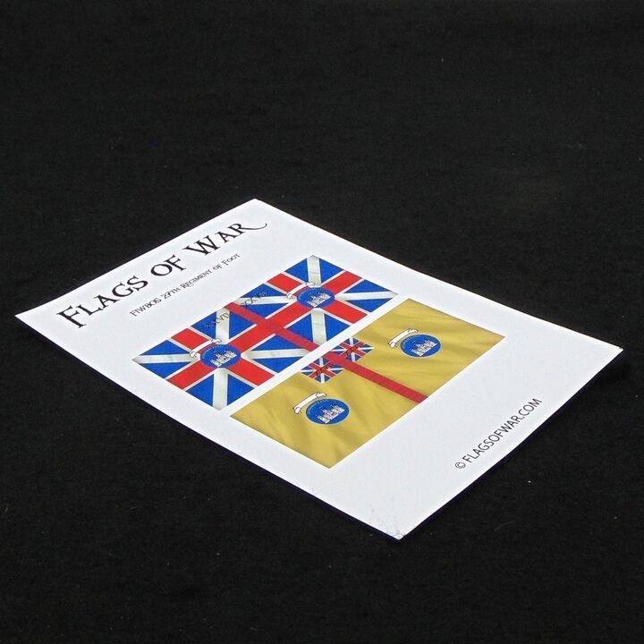 28mm, Flags of War, FIW: British 27th Regiment of Foot