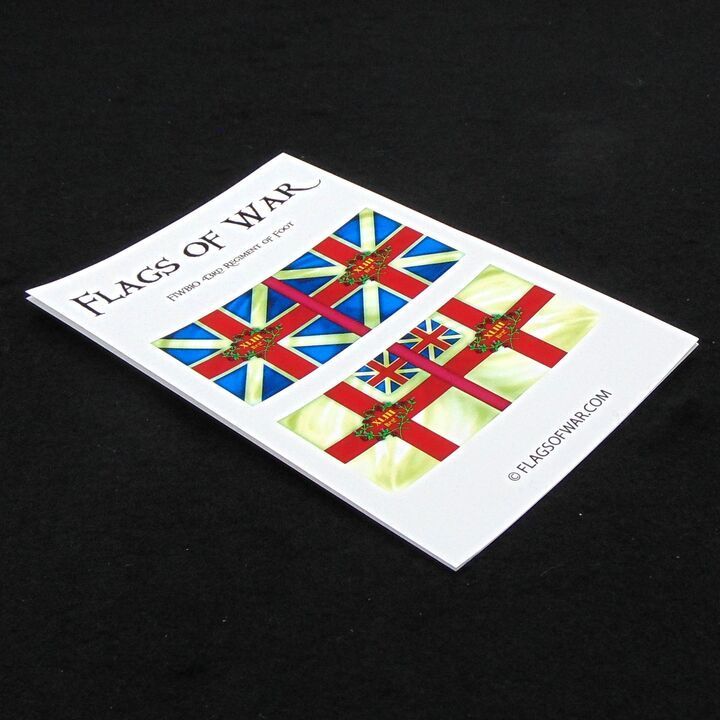28mm, Flags of War, FIW: British 43rd Regiment of Foot