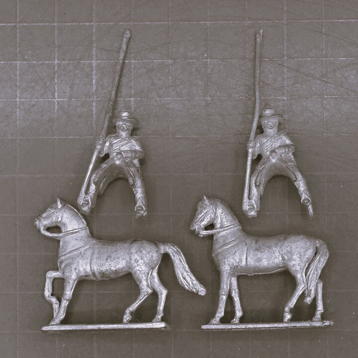 Minifigs, ACW: Cavalry Standard Bearers in Hats
