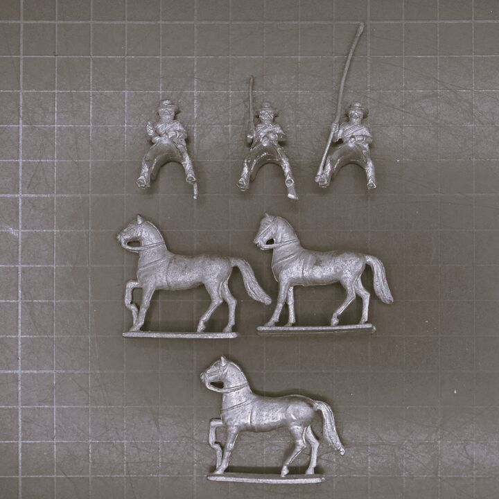 Minifigs, ACW: Cavalry Command in Hats