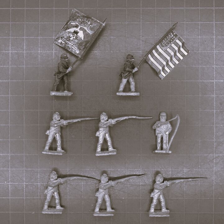 Minifigs, ACW: Union Infantry