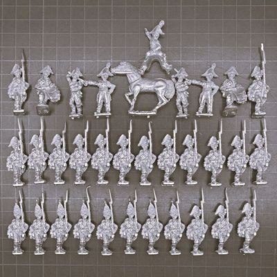 Elite Miniatures, Napoleonic: Early Russian Musketeer Unit